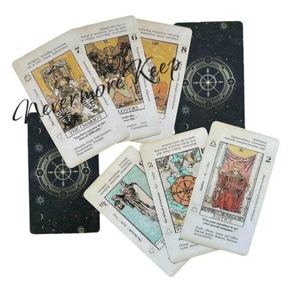 Tarot Cards For Beginners - Meaning Tarot Cards - Learn Card Reading - Fortunes - Picture 1 of 4
